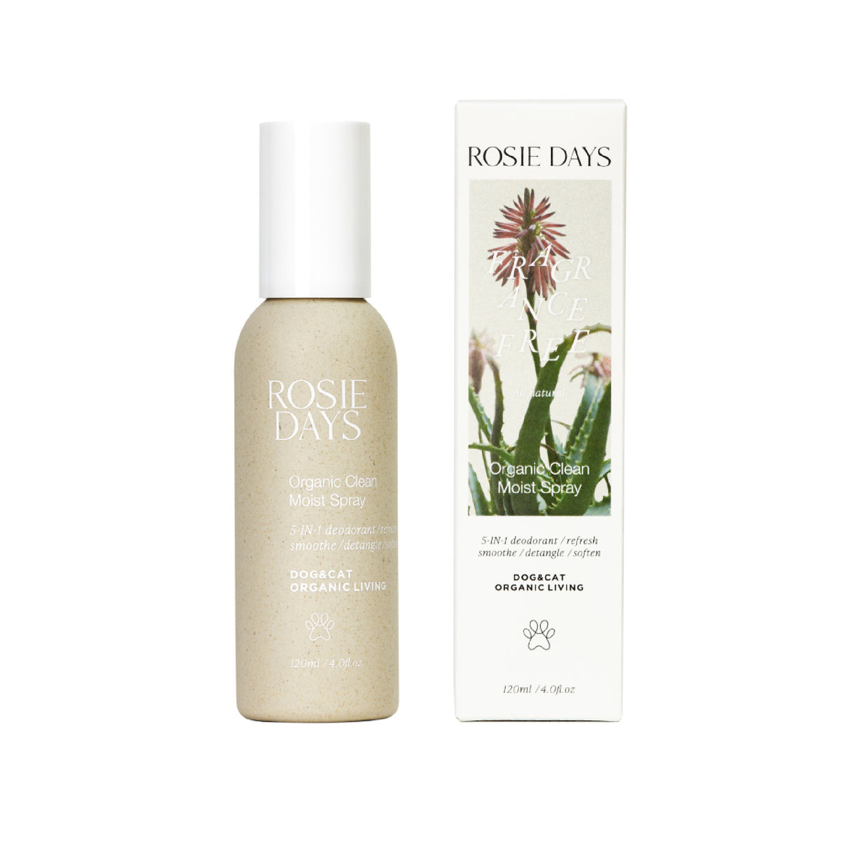 オーガニッククリーンモイストスプレー FRAGRANCE FREE|ROSIE DAYS